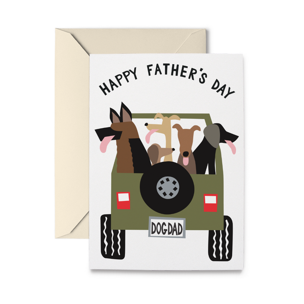 Dog Dad Mobile Greeting Card