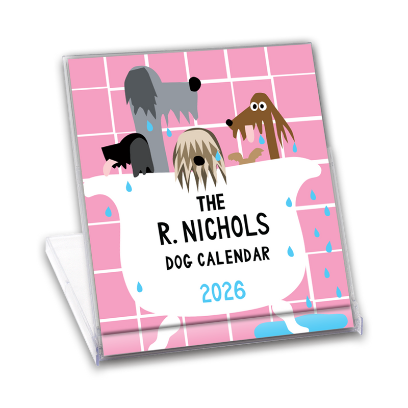 Dog Desk Calendar 2026 – R. Nichols