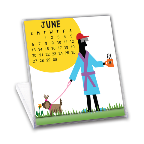 Dog Desk Calendar 2027