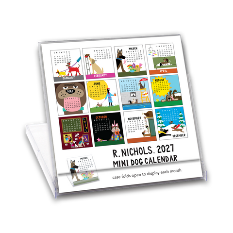 Dog Mini Calendar 2027