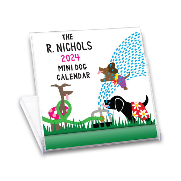 Dog Mini Calendar 2024 R. Nichols