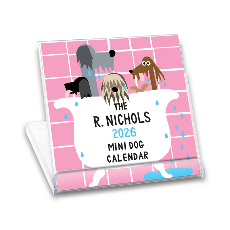 Dog Mini Calendar 2026 – R. Nichols