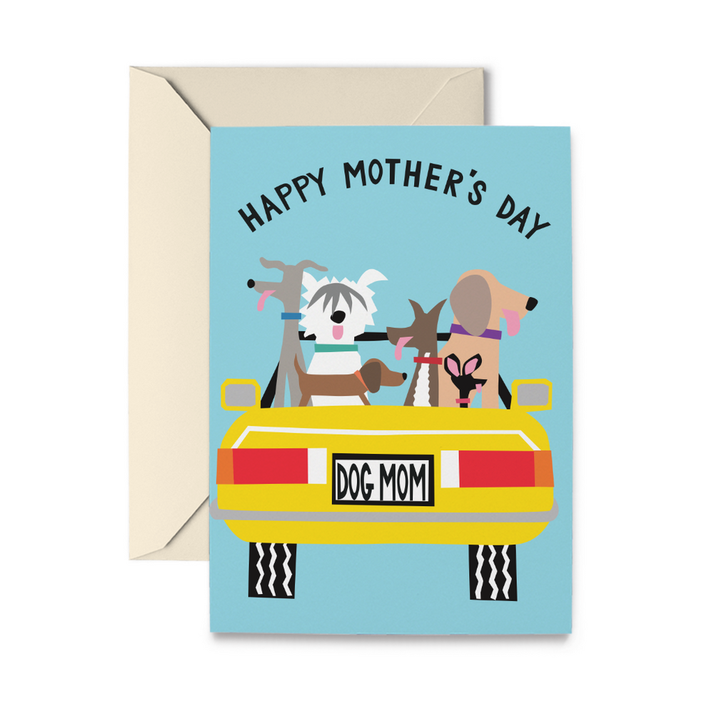 Dog Mom Mobile Greeting Card