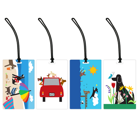 Dogs Luggage Tag Set