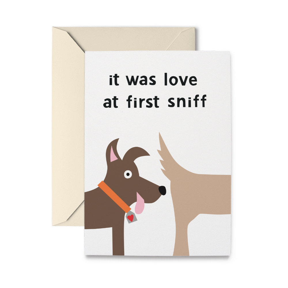 First Sniff Greeting Card