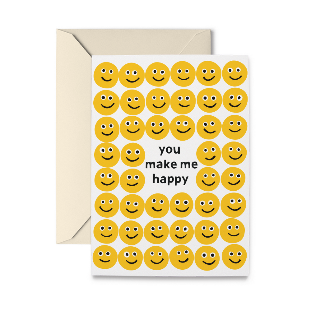 Happy Faces Greeting Card
