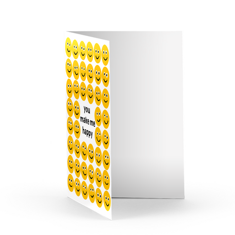 Happy Faces Greeting Card