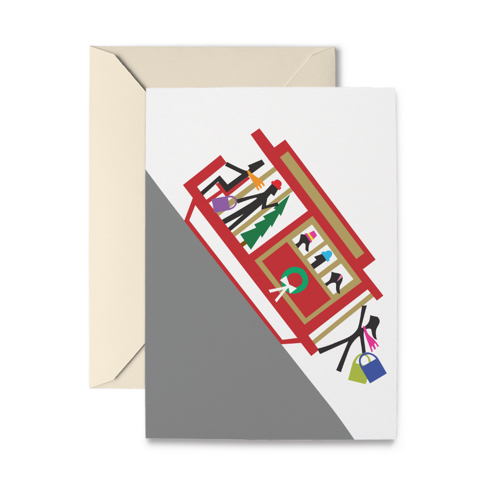 Holiday Cable Car Cards