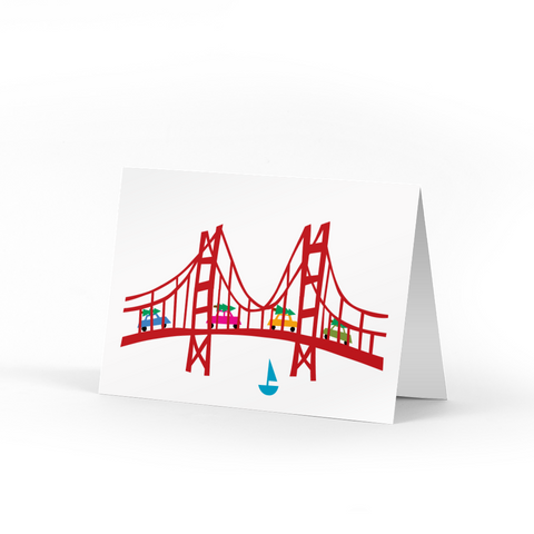 Holiday Golden Gate Bridge Cards