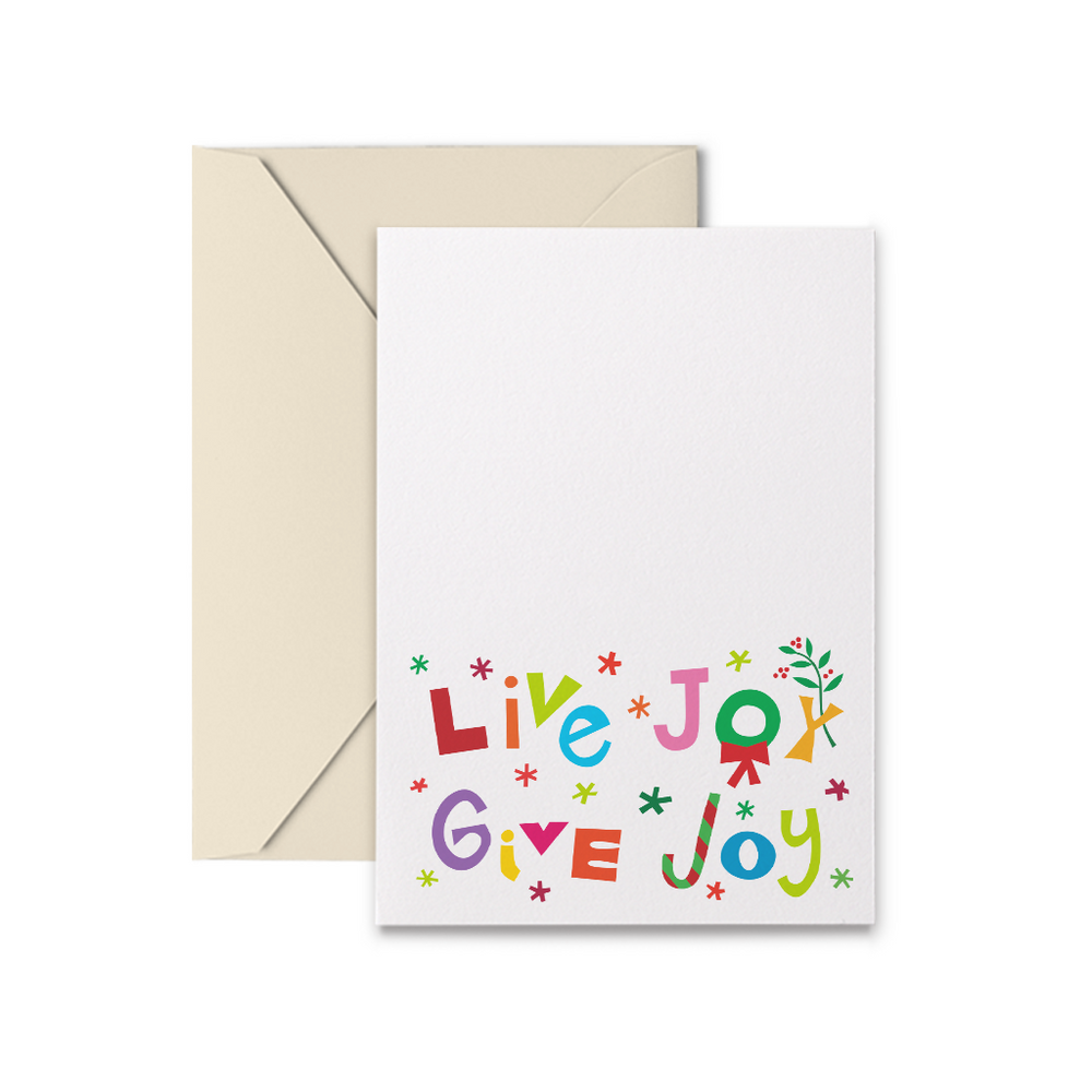 Holiday Live Joy Give Joy Holiday Gift Tags