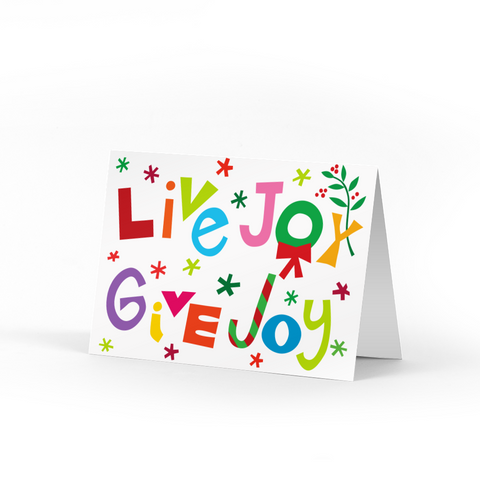 Holiday Live Joy Give Joy Holiday Cards