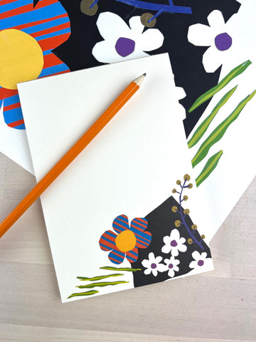 Abstract Floral No. 6 Notepad