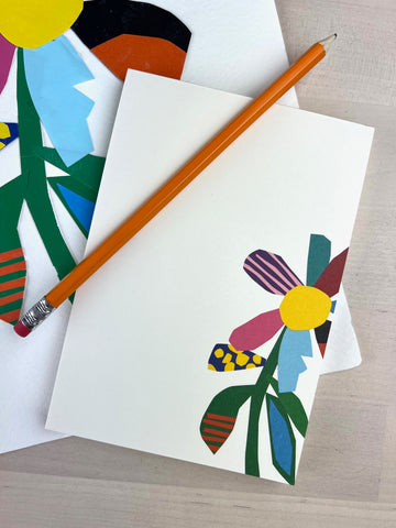 Abstract Floral No. 1 Notepad