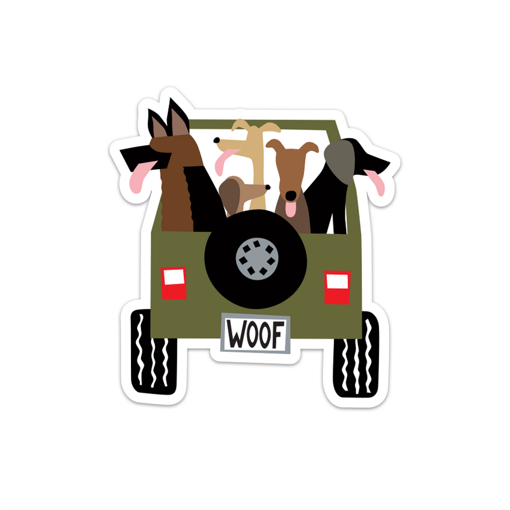 Jeep Dogs Sticker – R. Nichols