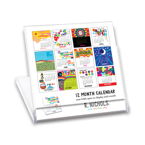Live Joy Give Joy Mini Desk Calendar 2026