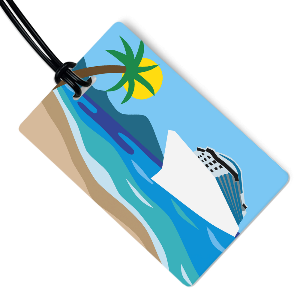 Lagoon Luggage Tag