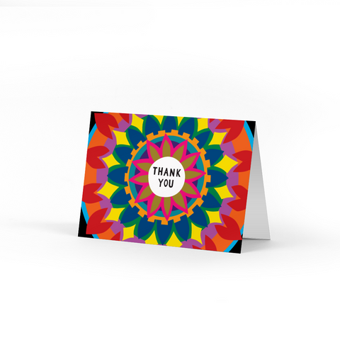 Mandala Thank You Note Cards