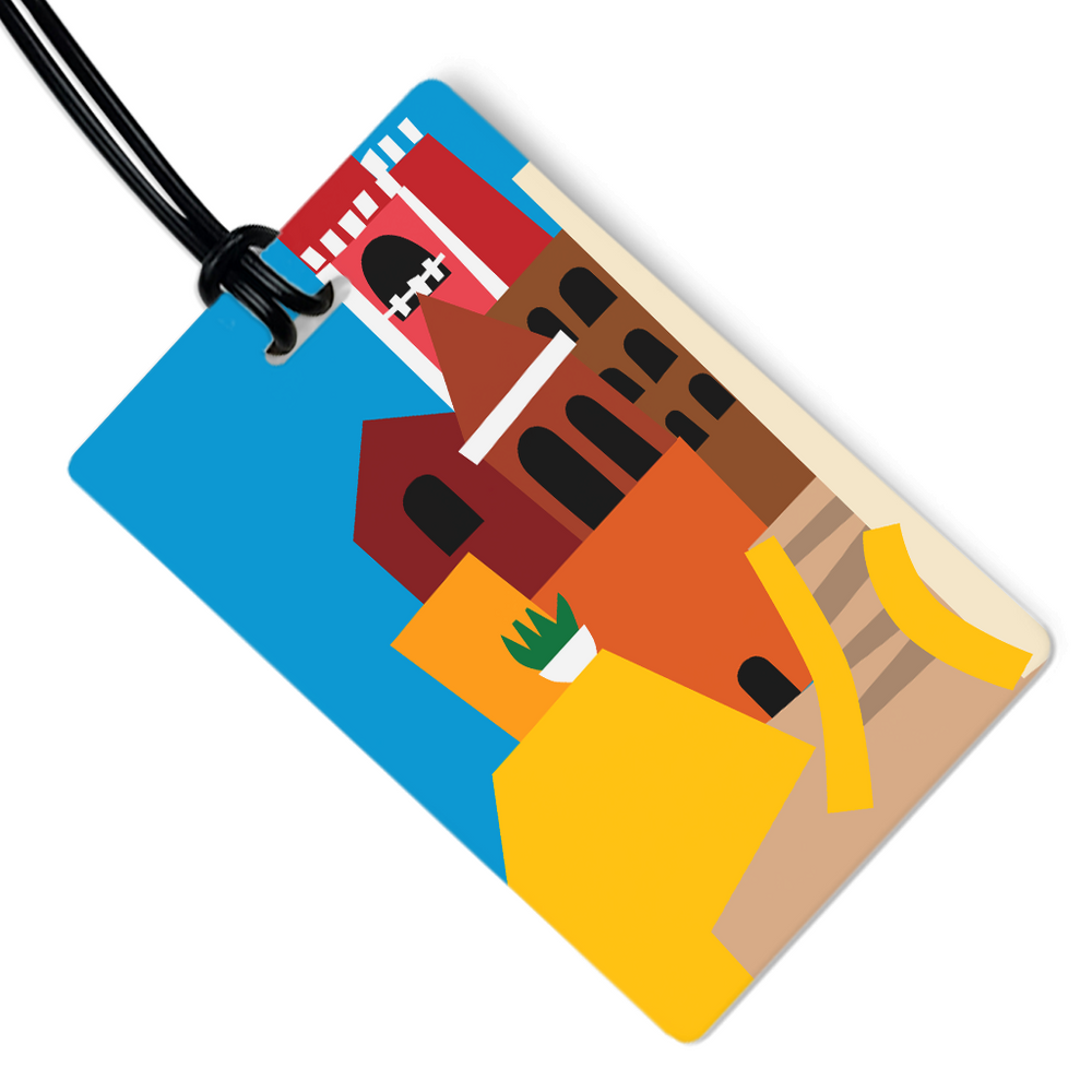 Mediterranean Luggage Tag