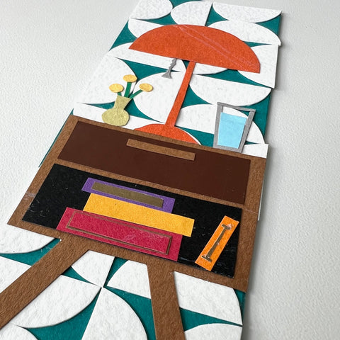 Mid Century Bookmark Artwork
