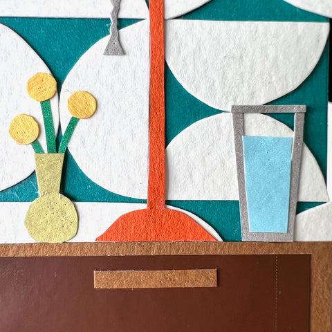 Mid Century Bookmark Artwork