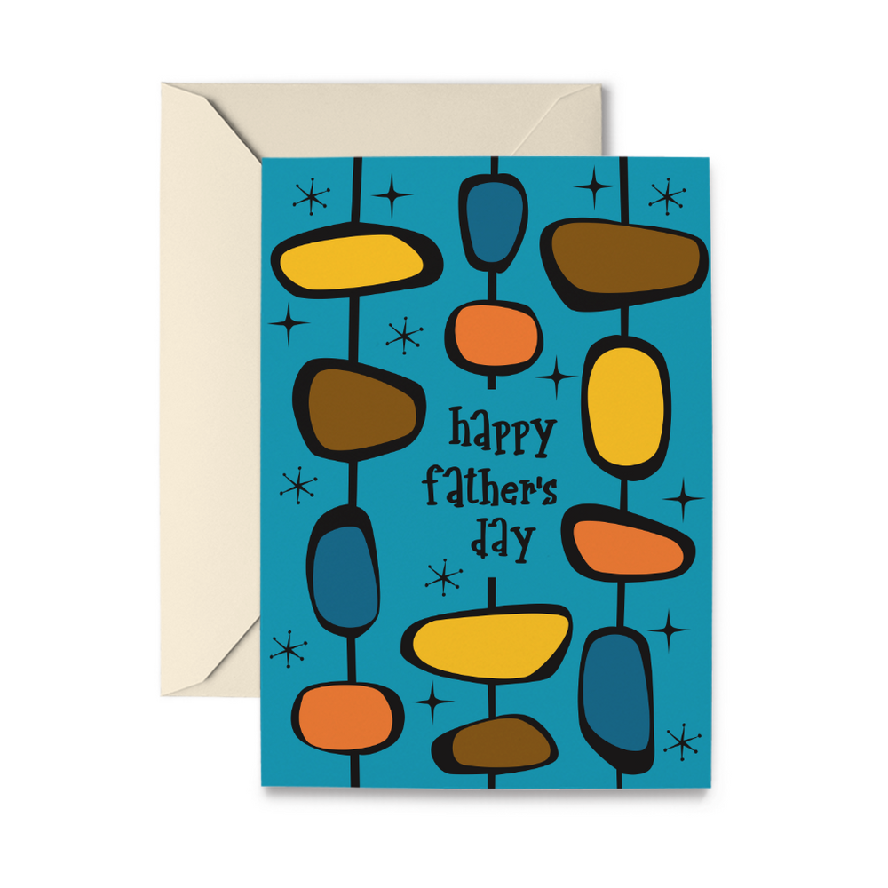 Mid-Century Father's Day Greeting Card