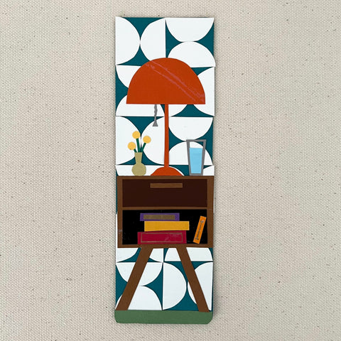Mid Century Bookmark Artwork