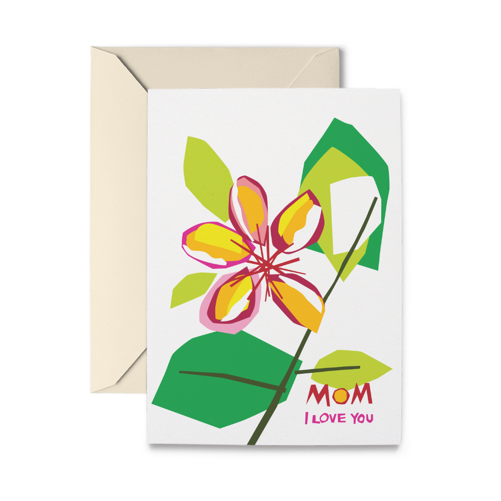 Mother's Day Plumeria Greeting Card