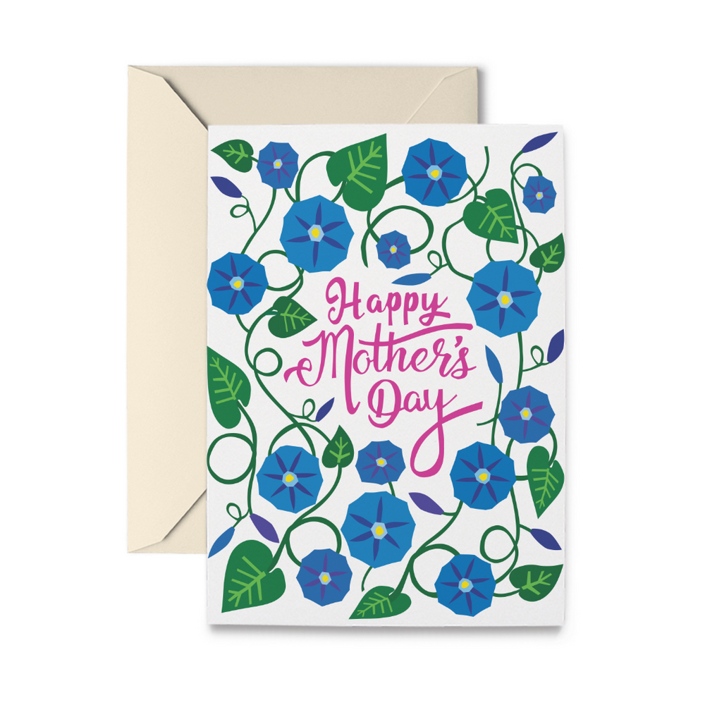 Mother's Day Morning Glories Greeting Card