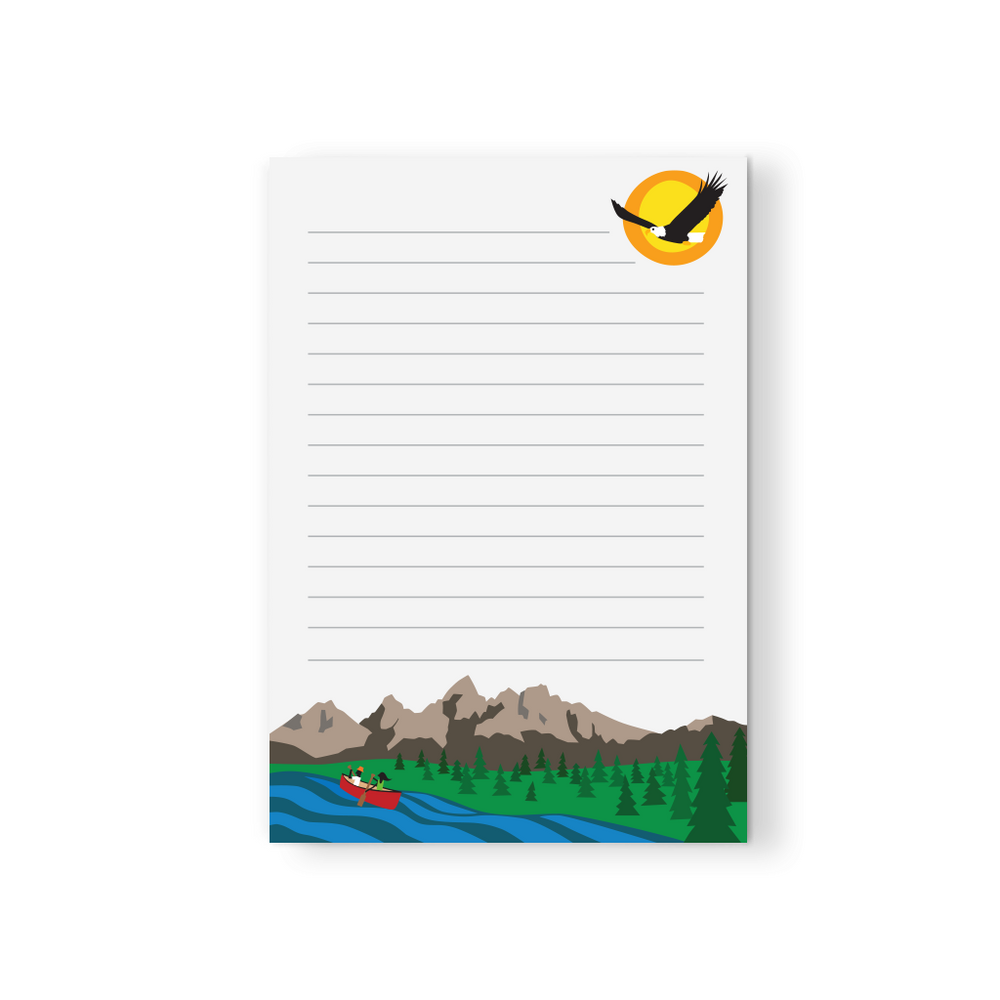 Mountain Range Notepad