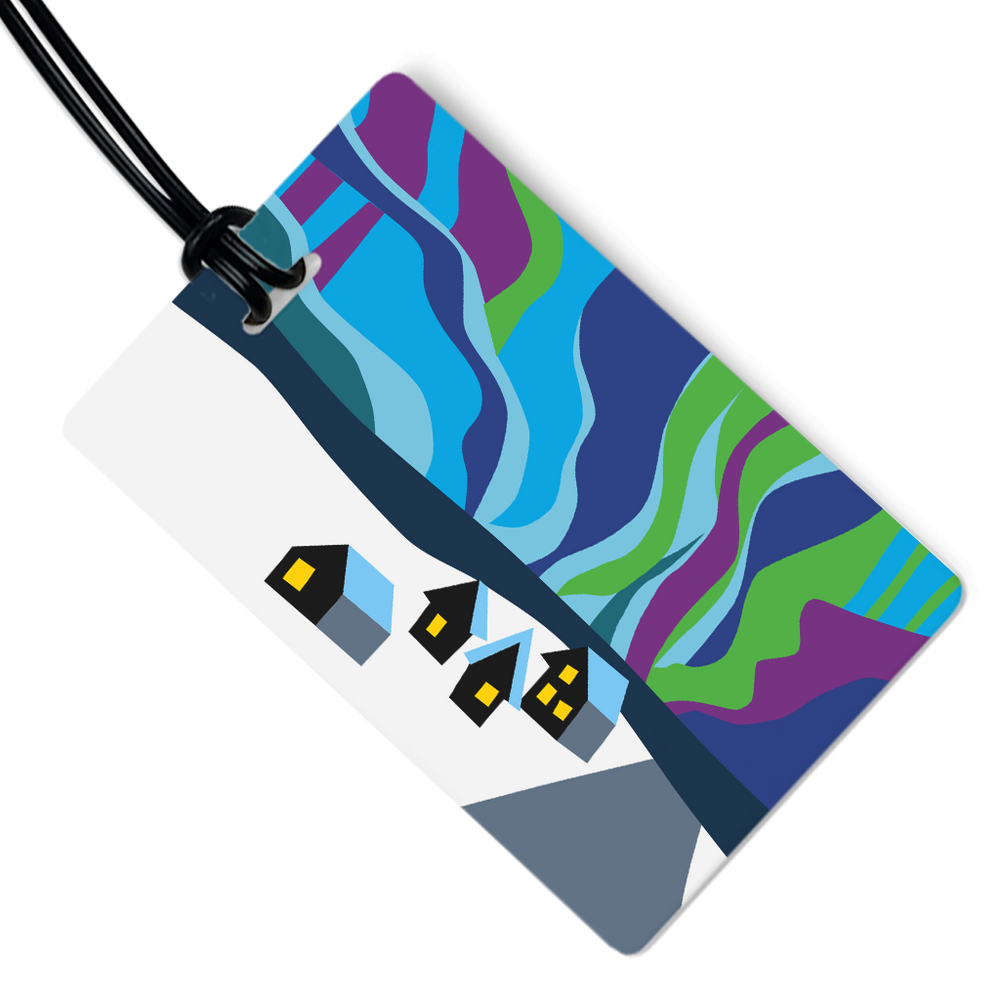 Northern Lights Luggage Tag