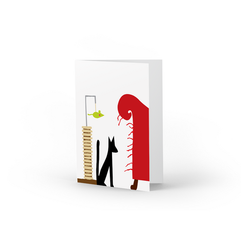 Scratching Post Note Cards