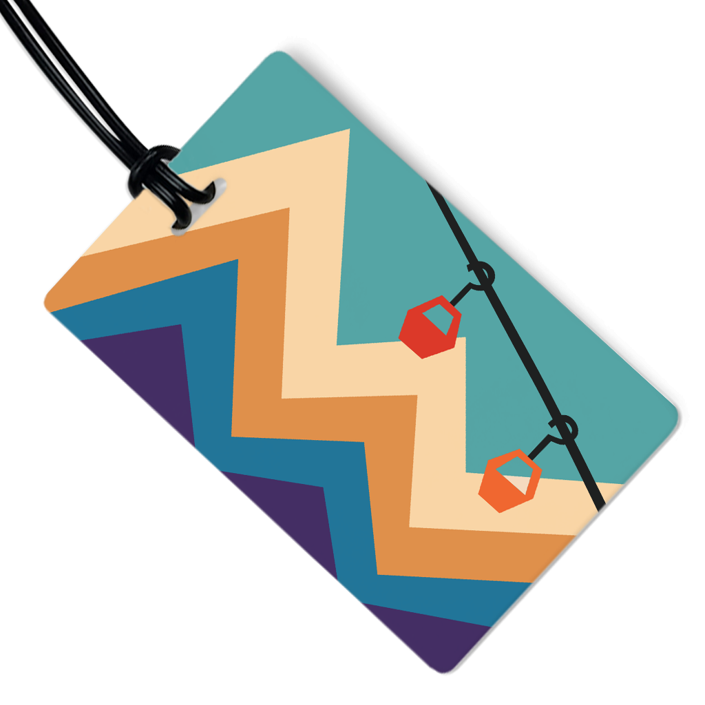 Ski Lift Luggage Tag
