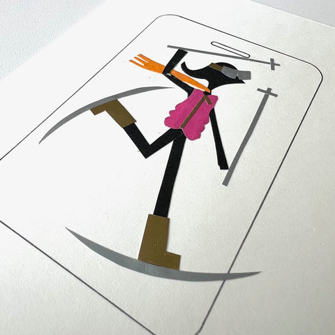 Skier Gal Artwork