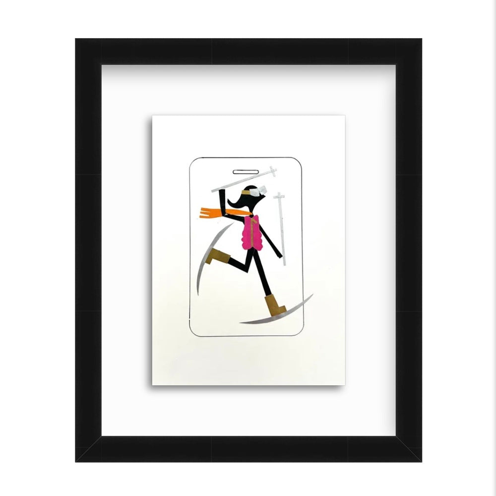 Skier Gal Artwork