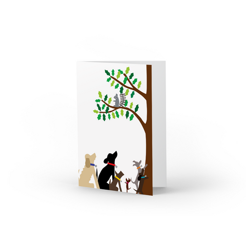 Squirrel Hunters Note Cards