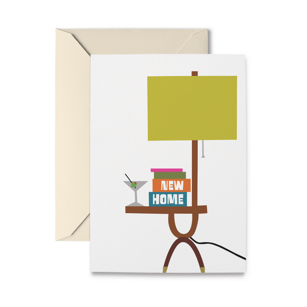 Stylish New Home Greeting Card