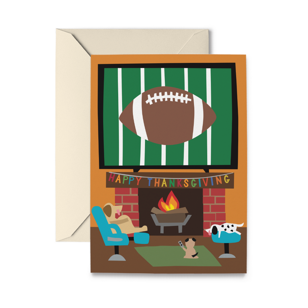 Thanksgiving Game Greeting Card