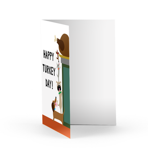 Turkey Game Greeting Card