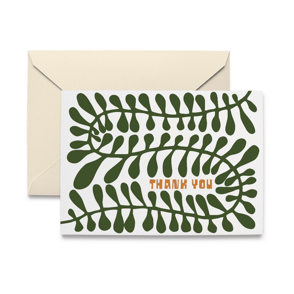 Thank You Vines Note Cards