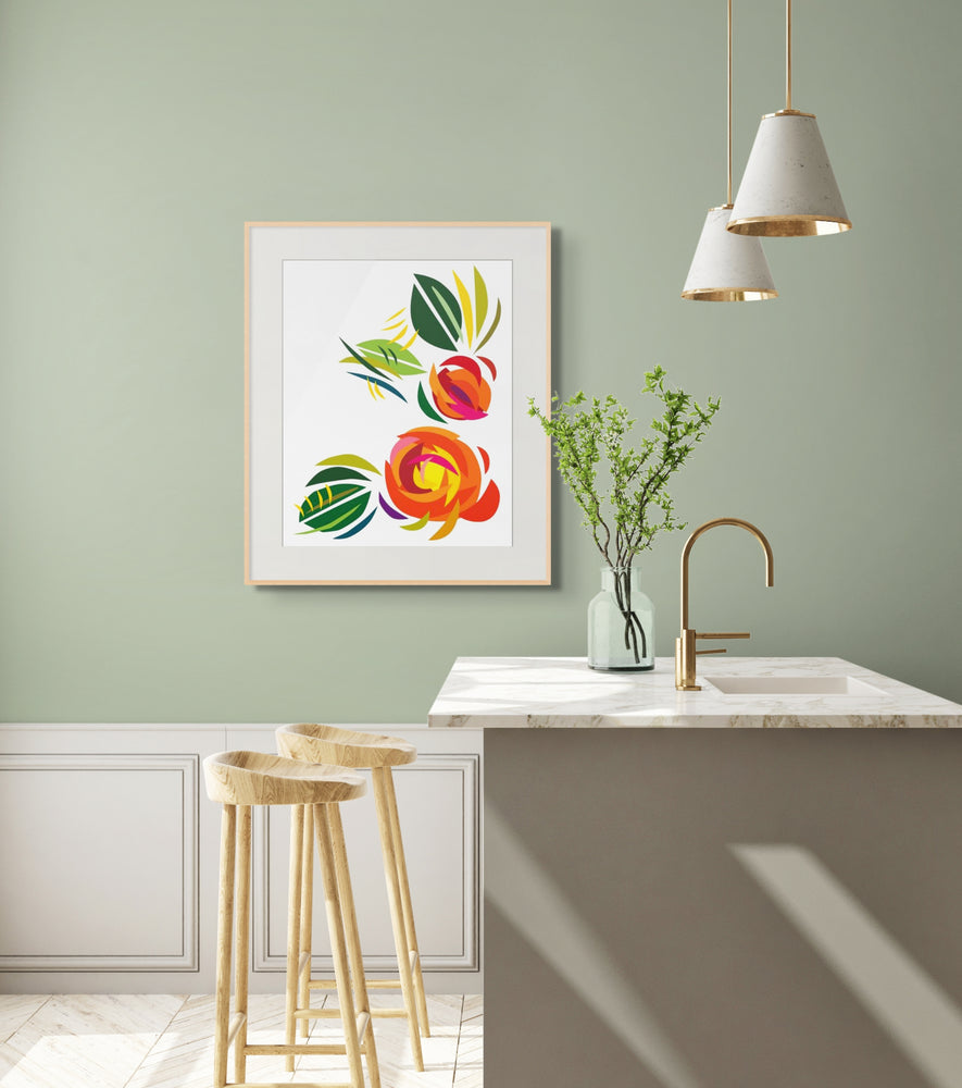 Floral Abstract No. 12 Fine Art Print