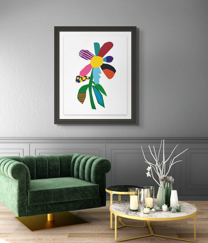 Floral Abstract No. 1 Fine Art Print
