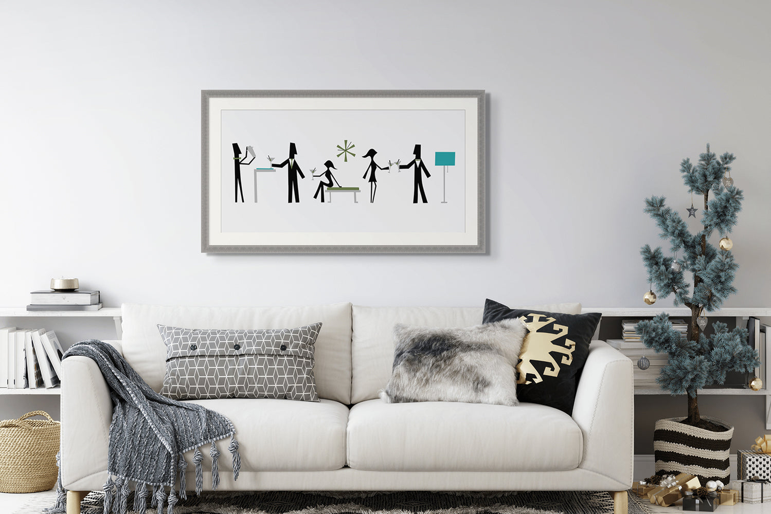 Martini Party Fine Art Print