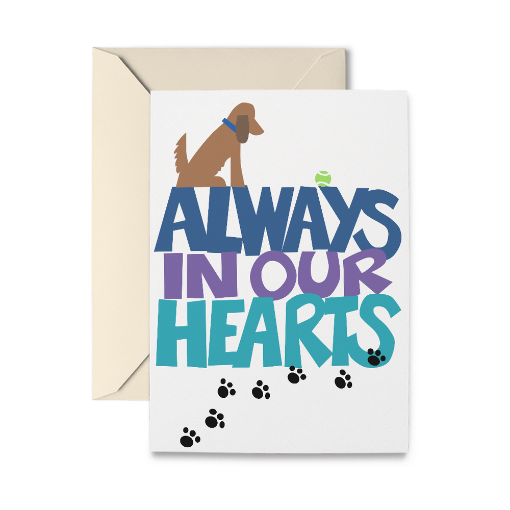 Always In Our Heart Greeting Card