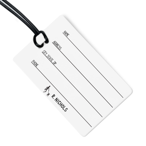 Hikers Luggage Tag