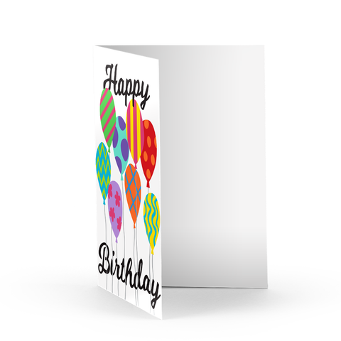 Birthday Balloon Bunch Greeting Card