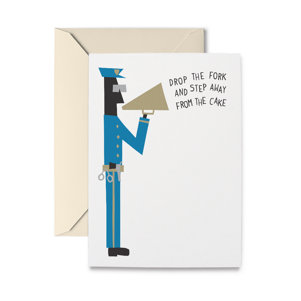 Birthday Police Greeting Card