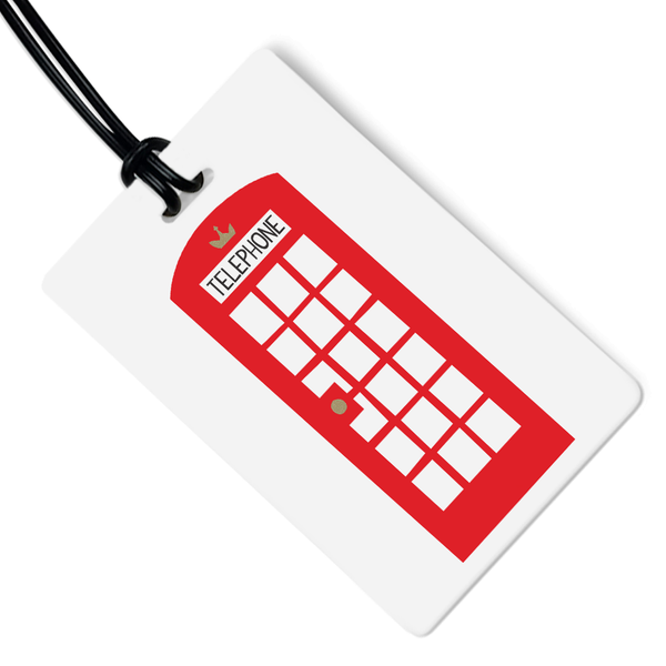 British Phone Booth Luggage Tag – R. Nichols