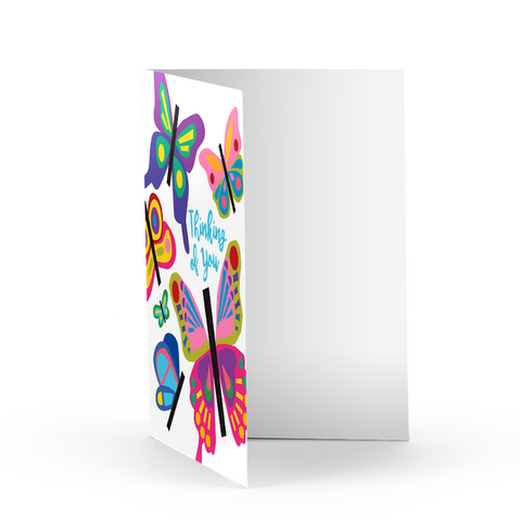 Butterflies Thinking of You Greeting Card