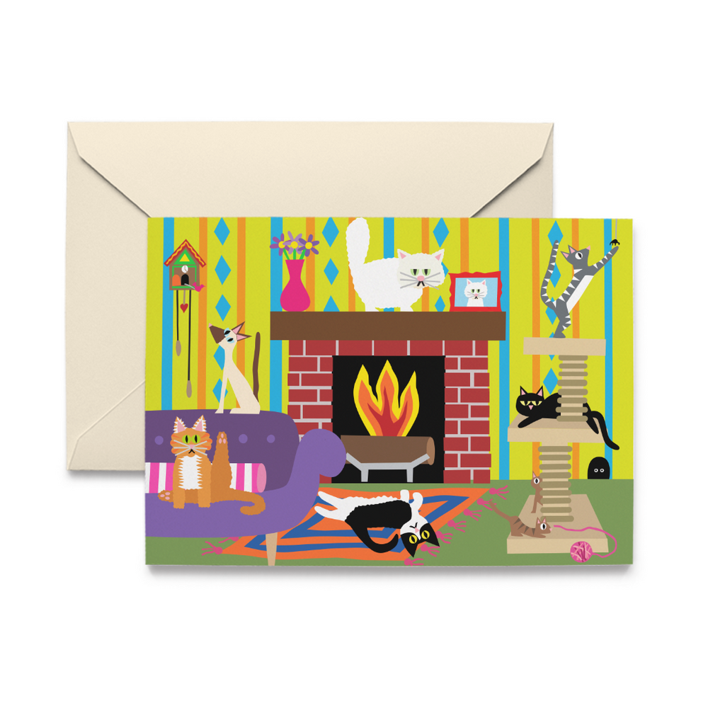 Cat House Note Cards