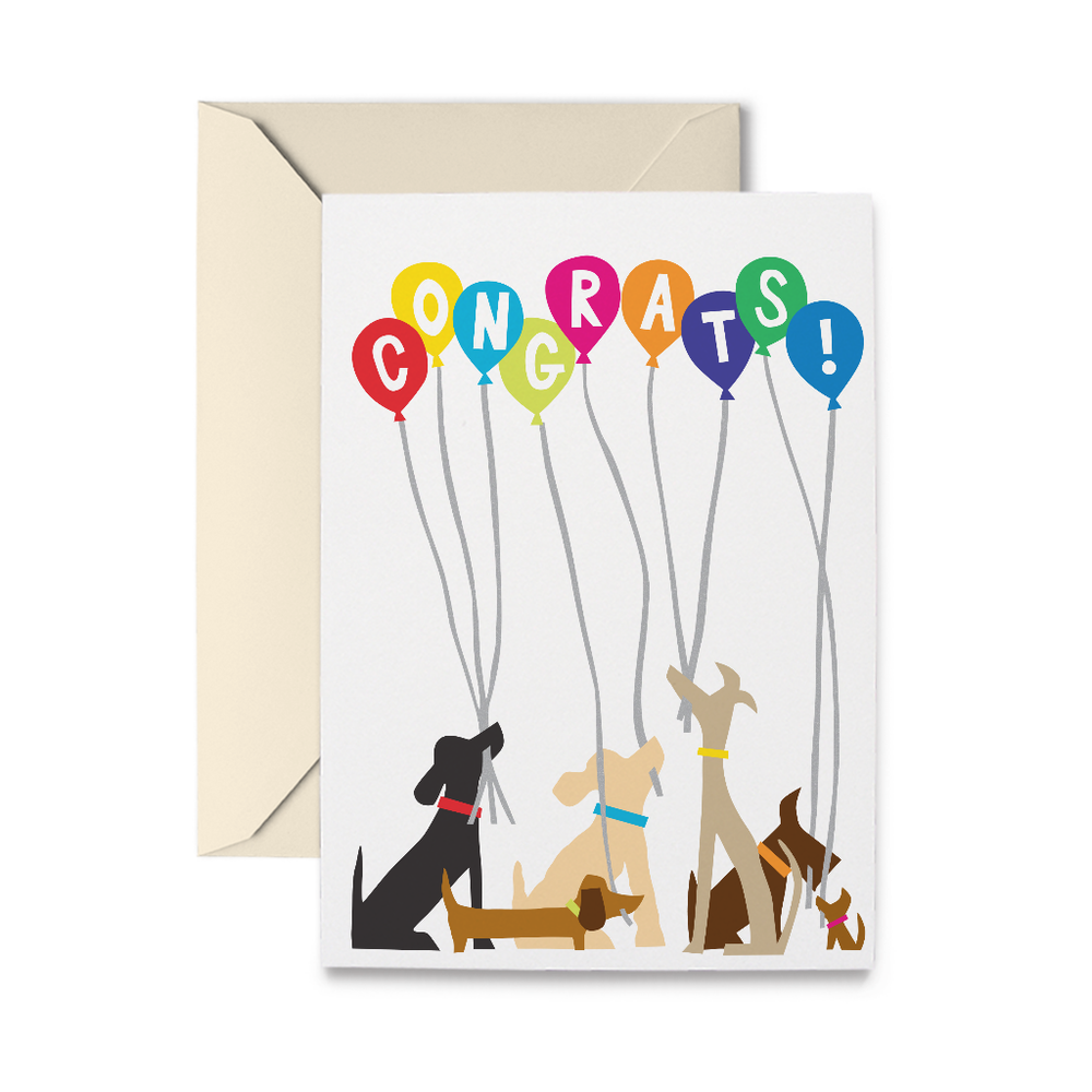 Doggie Congrats Greeting Card